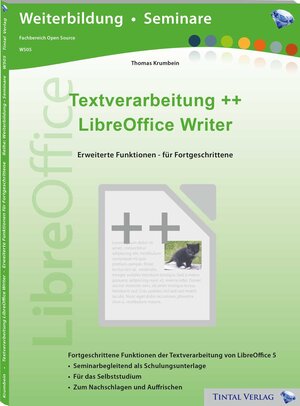 Buchcover Textverarbeitung++ LibreOffice Writer | Thomas Krumbein | EAN 9783943771145 | ISBN 3-943771-14-8 | ISBN 978-3-943771-14-5