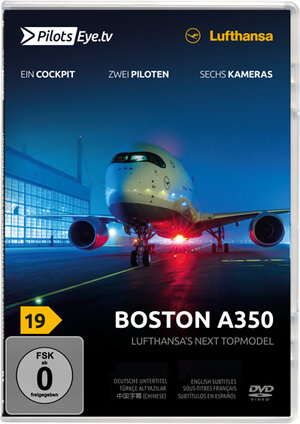 Buchcover PilotsEYE.tv 19 | BOSTON | A350 | Thomas Aigner | EAN 9783943781298 | ISBN 3-943781-29-1 | ISBN 978-3-943781-29-8