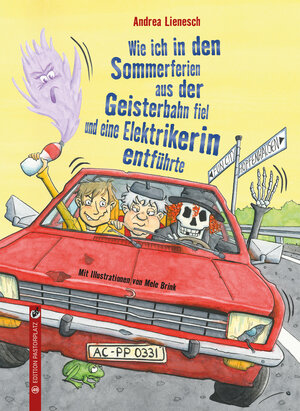 Buchcover Wie ich in den Sommerferien aus der Geisterbahn fiel und eine Elektrikerin entführte | Andrea Lienesch | EAN 9783943833492 | ISBN 3-943833-49-6 | ISBN 978-3-943833-49-2