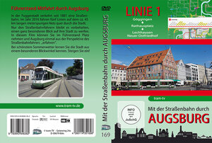 Buchcover Mit der Straßenbahn durch Augsburg - Linie 1  | EAN 9783943846362 | ISBN 3-943846-36-9 | ISBN 978-3-943846-36-2