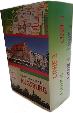 Buchcover Mit der Straßenbahn durch Augsburg - Alle Linien  | EAN 9783943846423 | ISBN 3-943846-42-3 | ISBN 978-3-943846-42-3