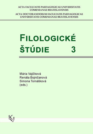 Buchcover Filologické štúdie 3 | Simona Tomášková | EAN 9783943906370 | ISBN 3-943906-37-X | ISBN 978-3-943906-37-0