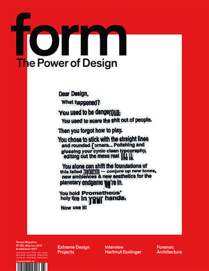 Buchcover form No. 283. The Power of Design  | EAN 9783943962444 | ISBN 3-943962-44-X | ISBN 978-3-943962-44-4