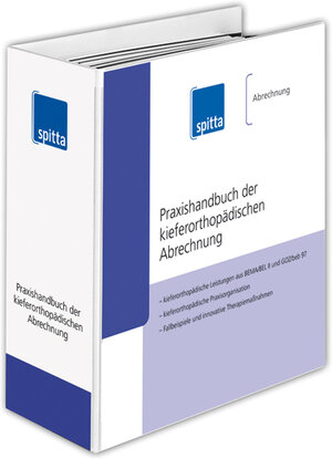 Buchcover Praxishandbuch der kieferorthopädischen Abrechnung | Ute Baumgarten | EAN 9783943996630 | ISBN 3-943996-63-8 | ISBN 978-3-943996-63-0