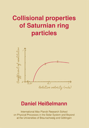 Buchcover Collisional properties of Saturnian ring particles | Daniel Heißelmann | EAN 9783944072142 | ISBN 3-944072-14-6 | ISBN 978-3-944072-14-2