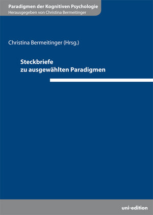 Buchcover Steckbriefe zu ausgewählten Paradigmen  | EAN 9783944072852 | ISBN 3-944072-85-5 | ISBN 978-3-944072-85-2