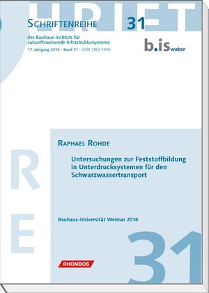 Buchcover Untersuchungen zur Feststoffbildung in Unterdrucksystemen für den Schwarzwassertransport | Raphael Rohde | EAN 9783944101583 | ISBN 3-944101-58-8 | ISBN 978-3-944101-58-3