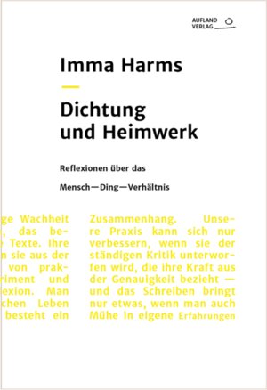Buchcover Dichtung und Heimwerk | Imma Luise Harms | EAN 9783944249278 | ISBN 3-944249-27-5 | ISBN 978-3-944249-27-8