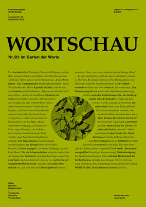 Buchcover Wortschau Nr. 20  | EAN 9783944286044 | ISBN 3-944286-04-9 | ISBN 978-3-944286-04-4