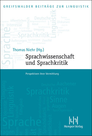 Buchcover Sprachwissenschaft und Sprachkritik  | EAN 9783944312170 | ISBN 3-944312-17-1 | ISBN 978-3-944312-17-0