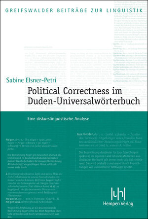 Buchcover Political Correctness im Duden-Universalwörterbuch | Sabine Elsner-Petri | EAN 9783944312187 | ISBN 3-944312-18-X | ISBN 978-3-944312-18-7