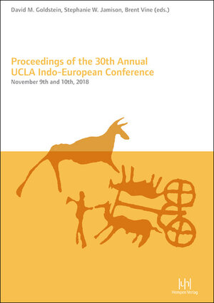 Buchcover Proceedings of the 30th Annual UCLA Indo-European Conference  | EAN 9783944312767 | ISBN 3-944312-76-7 | ISBN 978-3-944312-76-7