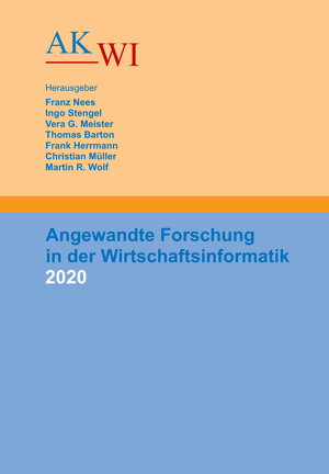 Buchcover Angewandte Forschung in der Wirtschaftsinformatik 2020  | EAN 9783944330662 | ISBN 3-944330-66-8 | ISBN 978-3-944330-66-2