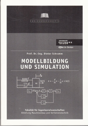 Buchcover Modellbildung und Simulation | Dieter Schramm | EAN 9783944339269 | ISBN 3-944339-26-6 | ISBN 978-3-944339-26-9