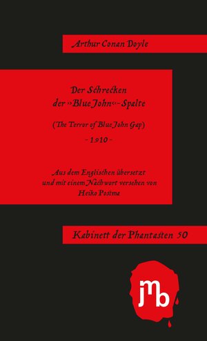 Buchcover Der Schrecken der 'Blue John'-Spalte | Arthur Conan Doyle | EAN 9783944342283 | ISBN 3-944342-28-3 | ISBN 978-3-944342-28-3