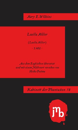 Buchcover Luella Miller | Mary E Wilkins | EAN 9783944342344 | ISBN 3-944342-34-8 | ISBN 978-3-944342-34-4