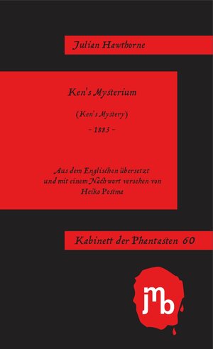 Buchcover Ken's Mysterium | Julian Hawthorne | EAN 9783944342405 | ISBN 3-944342-40-2 | ISBN 978-3-944342-40-5