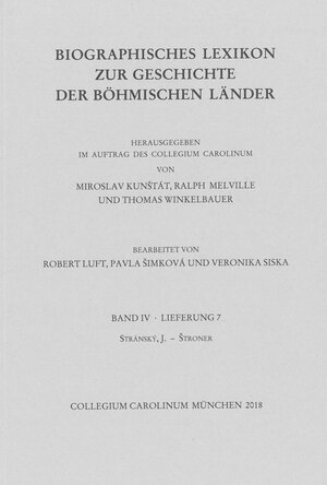 Buchcover Biographisches Lexikon zur Geschichte der böhmischen Länder. Band IV, Lieferung 7.  | EAN 9783944396620 | ISBN 3-944396-62-6 | ISBN 978-3-944396-62-0
