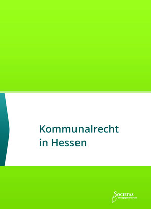 Buchcover Kommunalrecht in Hessen  | EAN 9783944420691 | ISBN 3-944420-69-1 | ISBN 978-3-944420-69-1