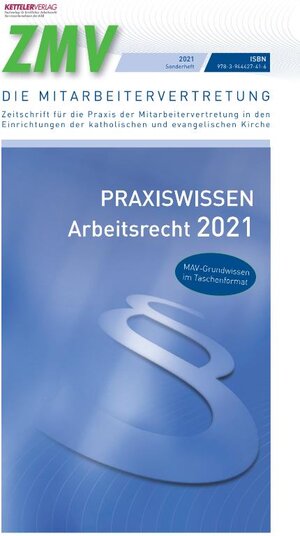 Buchcover ZMV Praxiswissen Arbeitsrecht 2021  | EAN 9783944427416 | ISBN 3-944427-41-6 | ISBN 978-3-944427-41-6