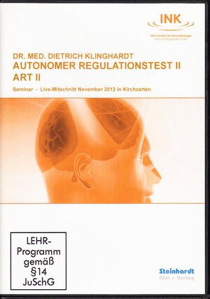 Buchcover Autonomer Regulationstest II (ART II) | Dietrich Klinghardt | EAN 9783944434001 | ISBN 3-944434-00-5 | ISBN 978-3-944434-00-1