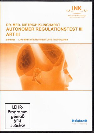 Buchcover Autonomer Regulationstest III (ART III) | Dietrich Klinghardt | EAN 9783944434018 | ISBN 3-944434-01-3 | ISBN 978-3-944434-01-8
