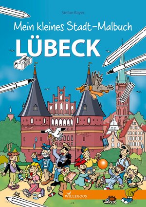 Buchcover Mein kleines Stadt-Malbuch Lübeck  | EAN 9783944445380 | ISBN 3-944445-38-4 | ISBN 978-3-944445-38-0