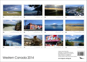Buchcover Westen Canada Calendar 2014 englisch/spanisch  | EAN 9783944559278 | ISBN 3-944559-27-4 | ISBN 978-3-944559-27-8