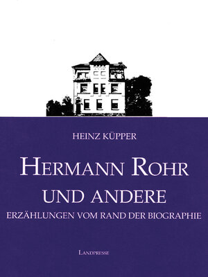 Buchcover Hermann Rohr und Andere  | EAN 9783944566184 | ISBN 3-944566-18-1 | ISBN 978-3-944566-18-4