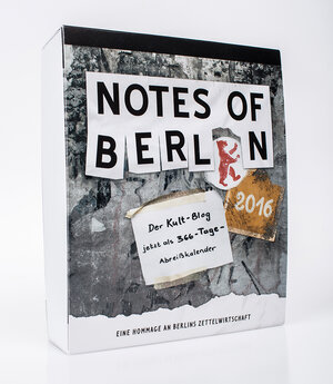 Buchcover Notes of Berlin 2016 | EAN 9783944721392 | ISBN 3-944721-39-X | ISBN 978-3-944721-39-2