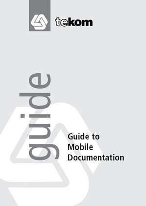 Buchcover Guide to Mobile Documentation | Sonja Broda | EAN 9783944740027 | ISBN 3-944740-02-5 | ISBN 978-3-944740-02-7