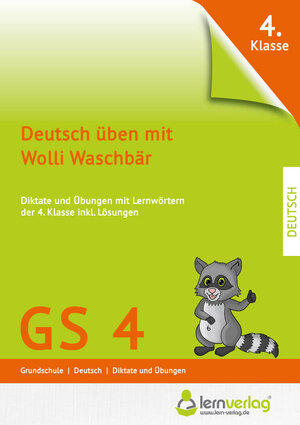 Buchcover Deutsch üben mit Wolli Waschbär 4. Klasse  | EAN 9783944770208 | ISBN 3-944770-20-X | ISBN 978-3-944770-20-8
