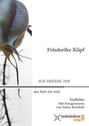 Buchcover Ich erzähl dir das Licht der Welt. Gedichte. | Friederike Köpf | EAN 9783944790039 | ISBN 3-944790-03-0 | ISBN 978-3-944790-03-9