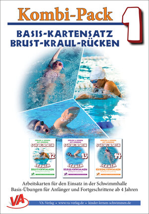 Buchcover Kombi-Pack 1: "Technik" Brust-Kraul-Rücken, A5, Basis-Kartensatz, unlaminiert | Veronika Aretz | EAN 9783944824024 | ISBN 3-944824-02-4 | ISBN 978-3-944824-02-4