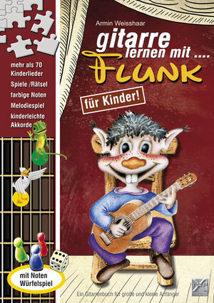 Buchcover Gitarre lernen mit Flunk / Mit CD | Armin Weisshaar | EAN 9783944889016 | ISBN 3-944889-01-0 | ISBN 978-3-944889-01-6