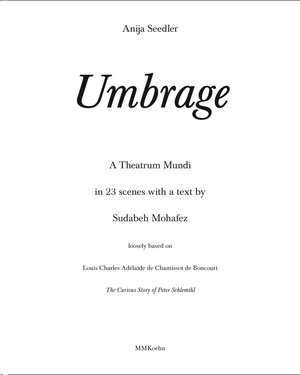 Buchcover Anija Seedler: Umbrage | Anija Seedler | EAN 9783944903507 | ISBN 3-944903-50-1 | ISBN 978-3-944903-50-7