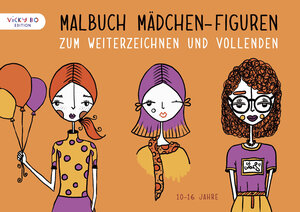 Buchcover Malbuch Mädchen-Figuren | Tanja Peklar-Zarka | EAN 9783944956916 | ISBN 3-944956-91-5 | ISBN 978-3-944956-91-6