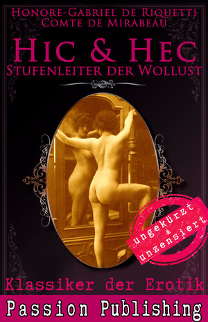 Buchcover Klassiker der Erotik 50: Hic & Hec | Comte de Miarbeau | EAN 9783944964508 | ISBN 3-944964-50-0 | ISBN 978-3-944964-50-8