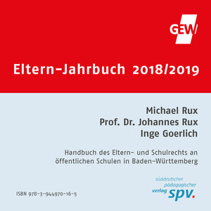 Buchcover Eltern-Jahrbuch 2018/2019 CD-ROM | Johannes Prof. Rux | EAN 9783944970165 | ISBN 3-944970-16-0 | ISBN 978-3-944970-16-5