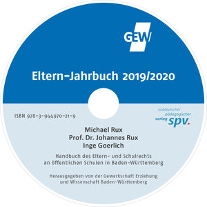Buchcover Eltern-Jahrbuch 2019/2020 CD-ROM | Johannes Prof. Rux | EAN 9783944970219 | ISBN 3-944970-21-7 | ISBN 978-3-944970-21-9
