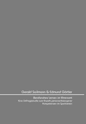 Buchcover Berufsnahes Lernen im Ehrenamt | Gerald Sailmann | EAN 9783944996592 | ISBN 3-944996-59-3 | ISBN 978-3-944996-59-2