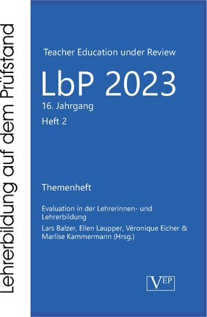 Buchcover Evaluation in der Lehrerinnen- und Lehrerbildung  | EAN 9783944996950 | ISBN 3-944996-95-X | ISBN 978-3-944996-95-0