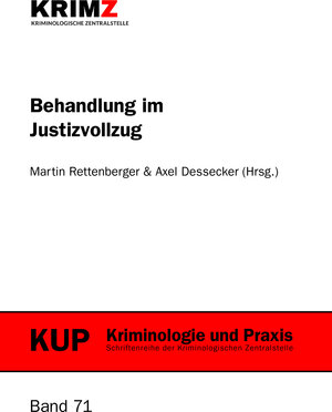 Buchcover Behandlung im Justizvollzug  | EAN 9783945037126 | ISBN 3-945037-12-3 | ISBN 978-3-945037-12-6