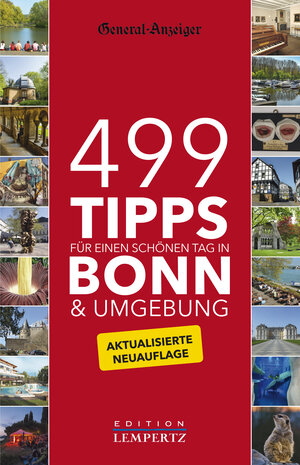 Buchcover 499 Tipps für einen schönen Tag in Bonn & Umgebung  | EAN 9783945152041 | ISBN 3-945152-04-6 | ISBN 978-3-945152-04-1