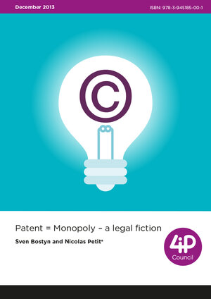 Buchcover PATENT=MONOPOLY – A LEGAL FICTION | Prof. Dr. Nicolas Petit | EAN 9783945185001 | ISBN 3-945185-00-9 | ISBN 978-3-945185-00-1