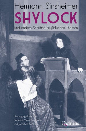 Buchcover Shylock und andere Schriften zu jüdischen Themen | Hermann Sinsheimer | EAN 9783945256107 | ISBN 3-945256-10-0 | ISBN 978-3-945256-10-7