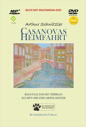 Buchcover Casanovas Heimfahrt - Taschenbuch mit Multimedia DVD mit MP3-Hörbuch und zwei eBook-Dateien | Arthur Schnitzler | EAN 9783945504420 | ISBN 3-945504-42-2 | ISBN 978-3-945504-42-0