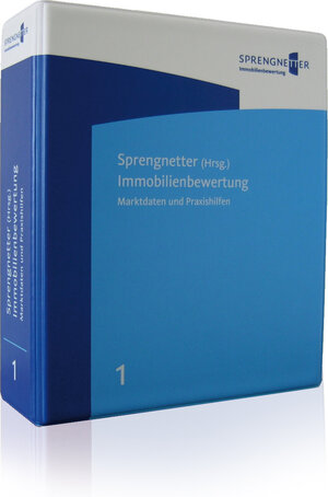 Buchcover Immobilienbewertung - Marktdaten und Praxishilfen | Hans O Sprengnetter | EAN 9783945689271 | ISBN 3-945689-27-9 | ISBN 978-3-945689-27-1