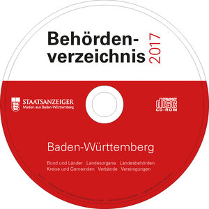 Buchcover Behördenverzeichnis Baden-Württemberg 2017  | EAN 9783945714072 | ISBN 3-945714-07-9 | ISBN 978-3-945714-07-2