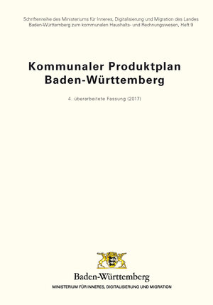 Buchcover Kommunaler Produktplan Baden-Württemberg  | EAN 9783945714096 | ISBN 3-945714-09-5 | ISBN 978-3-945714-09-6